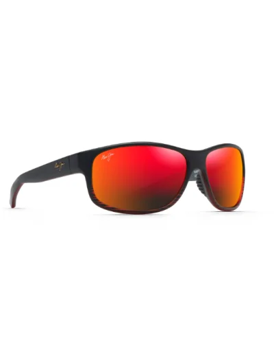 Maui Jim Kaiwi Channel Colore Nero Lente Hawaii Lava Occhiali Da Sole