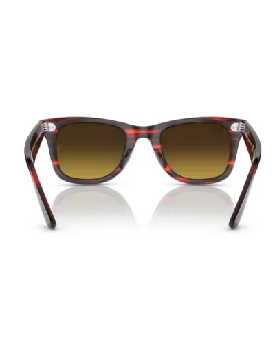 Ray-Ban 2140 Wayfarer 136285 Striato Rosso Da Sole