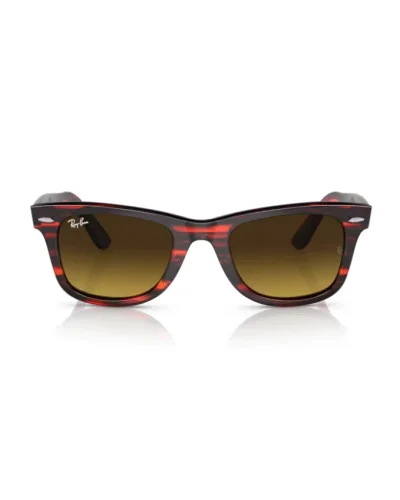 Ray-Ban 2140 Wayfarer 136285 Striato Rosso Da Sole