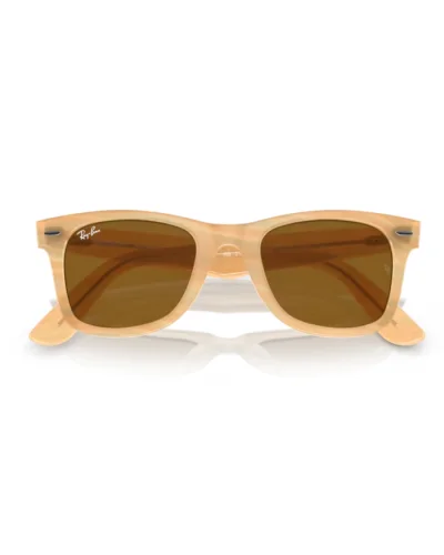 Ray-Ban 2140 Wayfarer 140833 Fotocromatico Marrone a Righe Occhiali Da Sole