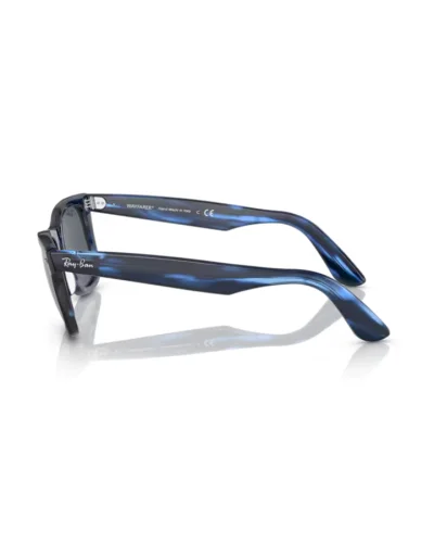 Ray-Ban 2140 Wayfarer 1361R5 Striato Blu Occhiali Da Sole