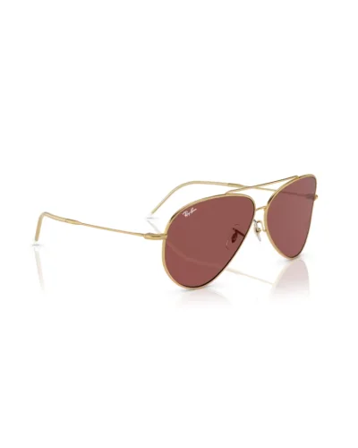 Ray-Ban R0101S Aviator Reverse 001/69 Oro arista Occhiali Da Sole