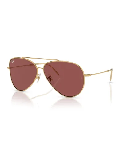 Ray-Ban R0101S Aviator Reverse 001/69 Oro arista Occhiali Da Sole
