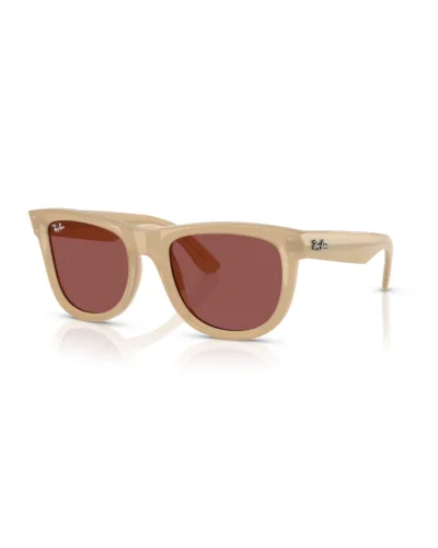 Ray-Ban R0502S Wayfarer Reverse 678069 Beige Opalino e Miele Occhiali Da Sole