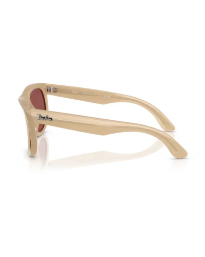Ray-Ban R0502S Wayfarer Reverse 678069 Beige Opalino e Miele Occhiali Da Sole