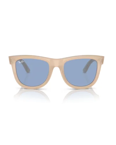 Ray-Ban R0502S Wayfarer Reverse 678072 Beige Opalino e Miele Occhiali Da Sole