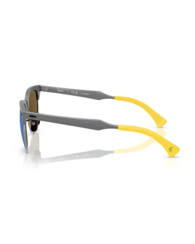 Ray-Ban 3807M F1134L Grigio Spazzolato Su Canna Di Fucile Occhiali Da Sole