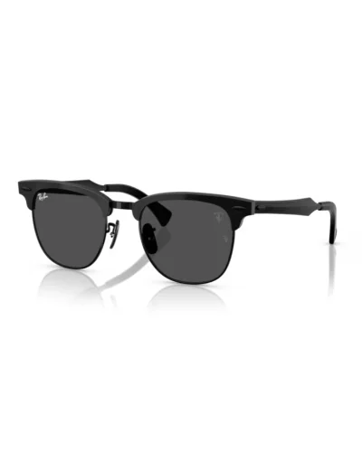 Ray-Ban 3807M F111B1 Nero Spazzolato Su Nero Occhiali Da Sole