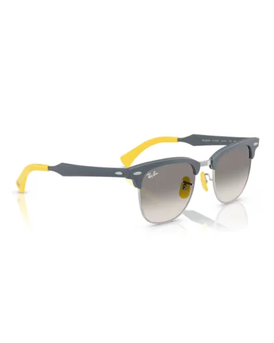 Ray-Ban 3807M F11232 Blu Spazzolato Argento Occhiali Da Sole