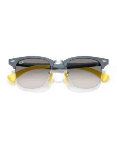 Ray-Ban 3807M F11232 Blu Spazzolato Argento Occhiali Da Sole