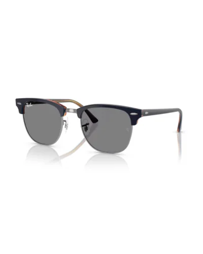 Ray-Ban 3016 Clubmaster 1278B1 Gunmetal/Blu Occhiali Da Sole