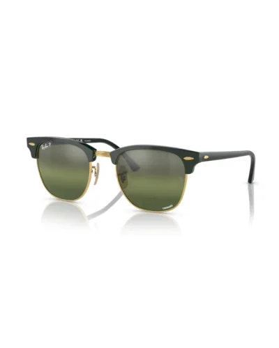 Ray-Ban 3016 Clubmaster 1368G4 Verde Su Oro Occhiali Da Sole