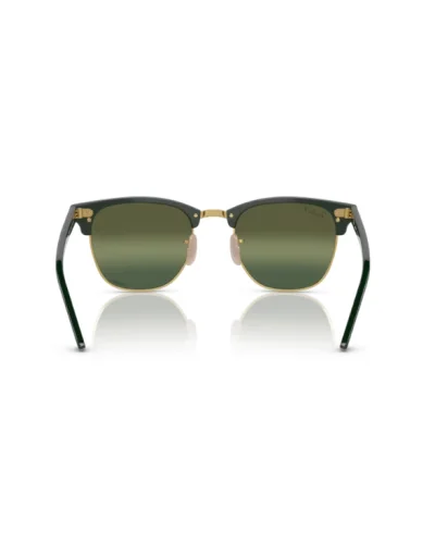 Ray-Ban 3016 Clubmaster 1368G4 Verde Su Oro Occhiali Da Sole