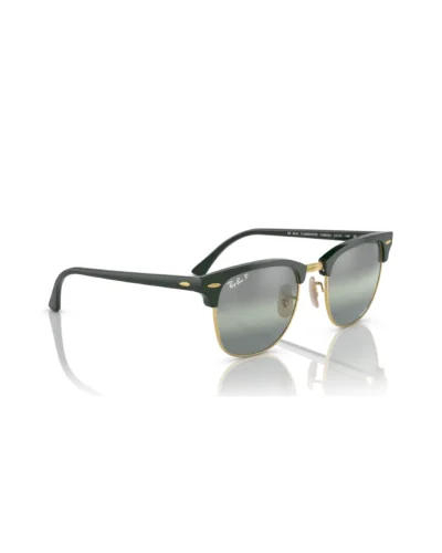 Ray-Ban 3016 Clubmaster 1368G4 Verde Su Oro Occhiali Da Sole