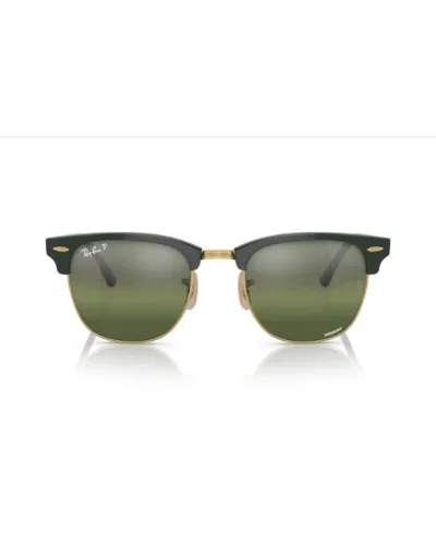 Ray-Ban 3016 Clubmaster 1368G4 Verde Su Oro Occhiali Da Sole