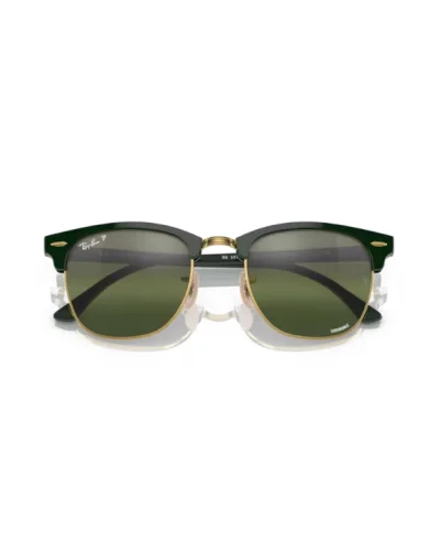 Ray-Ban 3016 Clubmaster 1368G4 Verde Su Oro Occhiali Da Sole