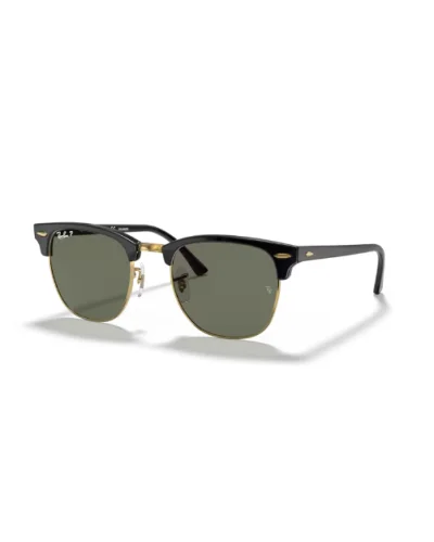Ray-Ban 3016 Clubmaster 901/58 Nero Su Oro Occhiali Da Sole